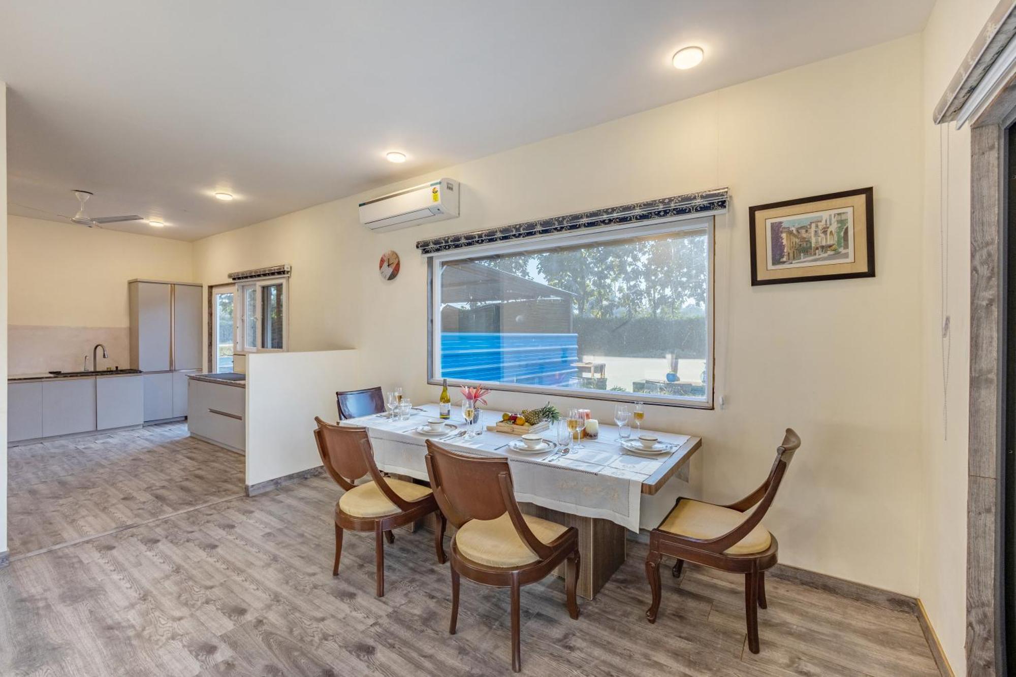DhaujElivaas Hidden Oasis 4Bhk With Pool, Mud House & Container House别墅 外观 照片