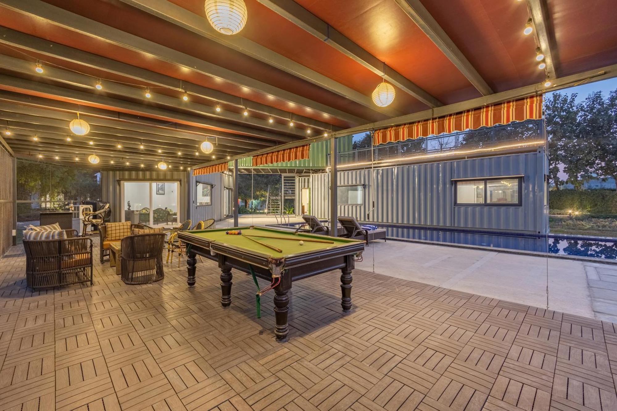 DhaujElivaas Hidden Oasis 4Bhk With Pool, Mud House & Container House别墅 外观 照片