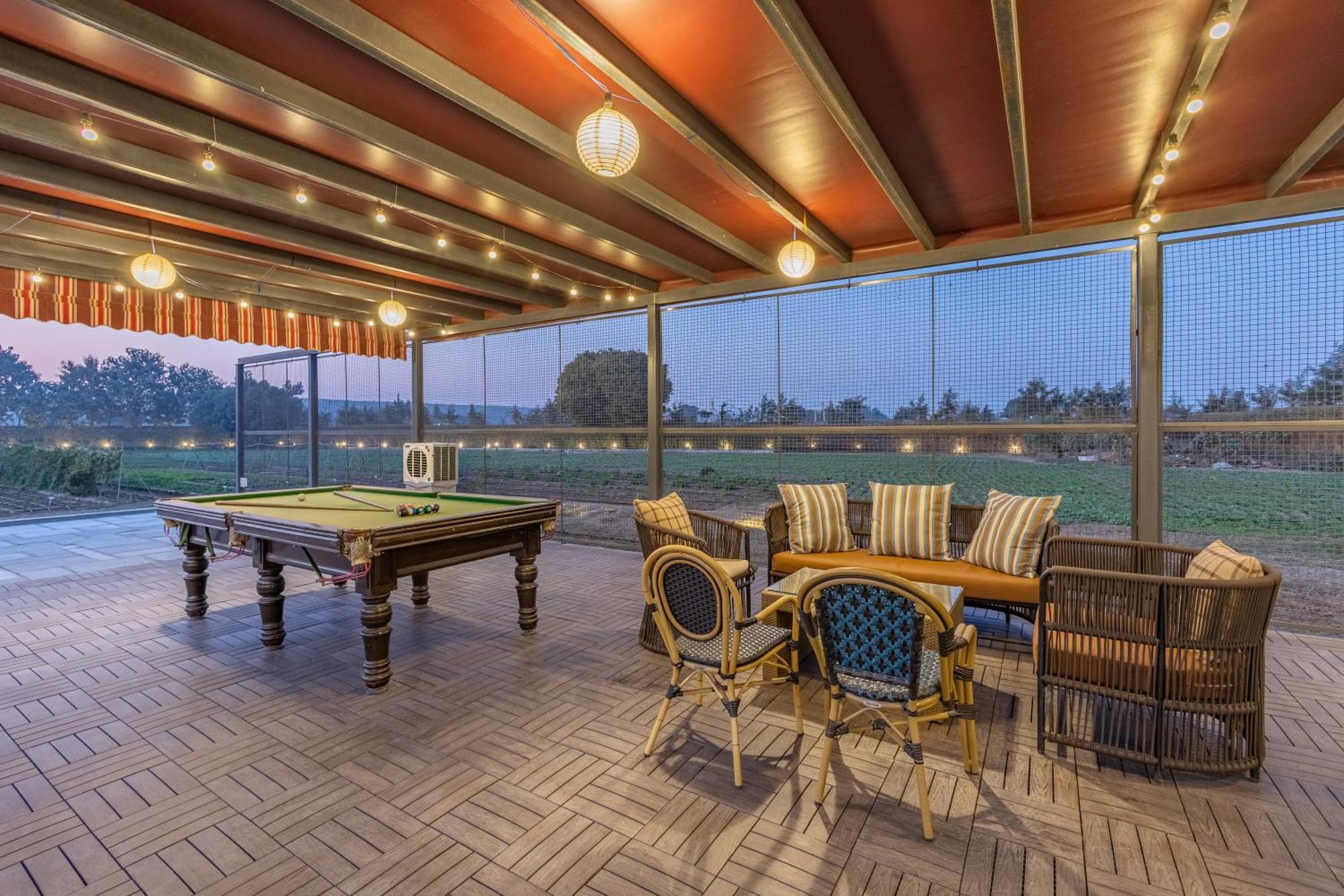 DhaujElivaas Hidden Oasis 4Bhk With Pool, Mud House & Container House别墅 外观 照片