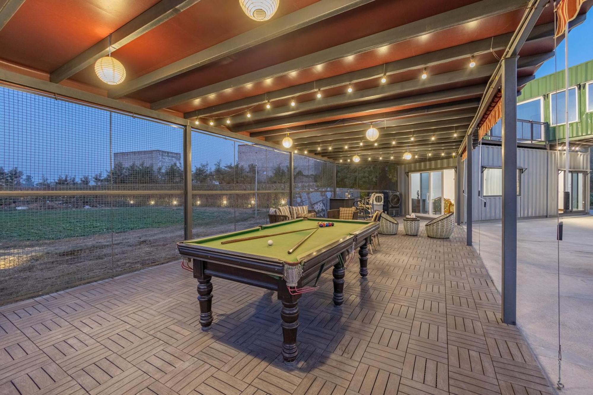 DhaujElivaas Hidden Oasis 4Bhk With Pool, Mud House & Container House别墅 外观 照片